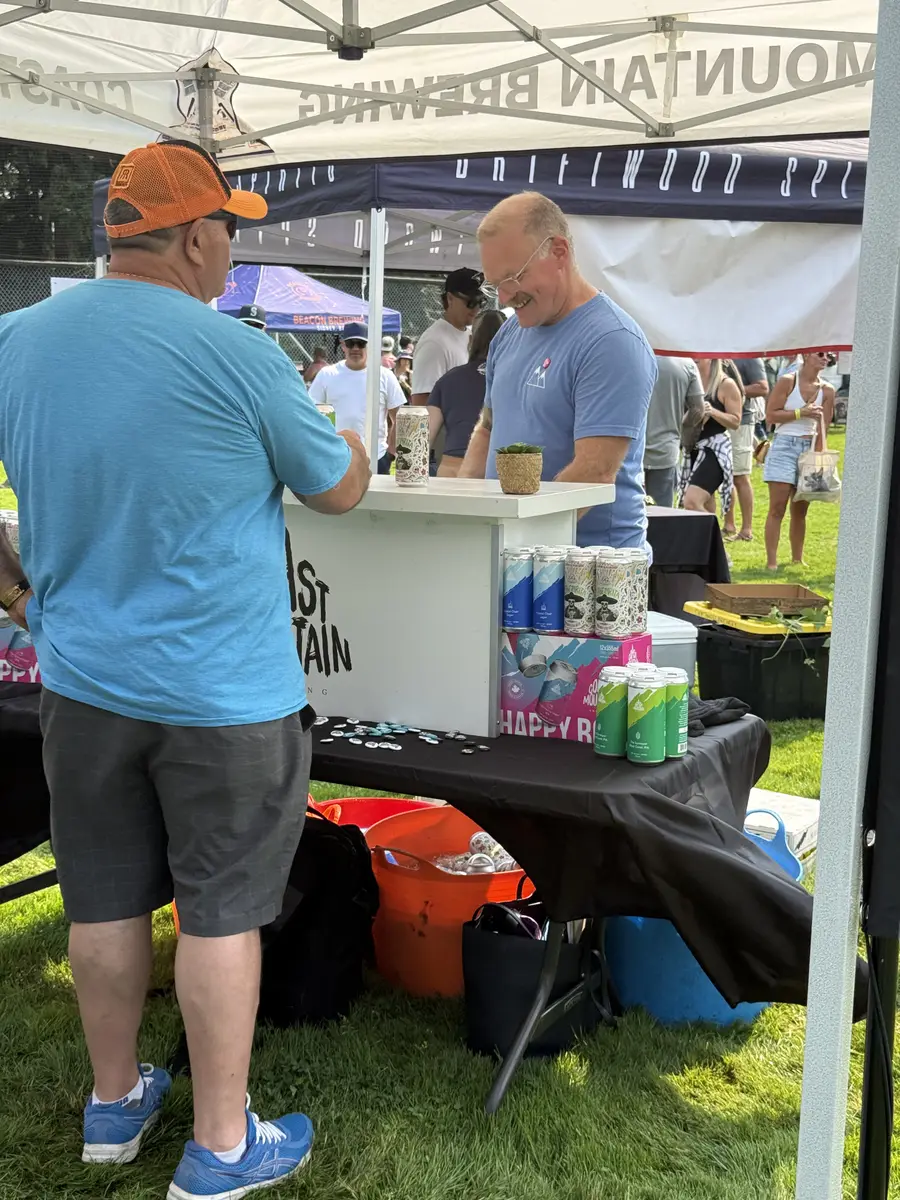 Coast Mountain Brewing taps at the 2026 Cowichan Craft Beer and Food Festival