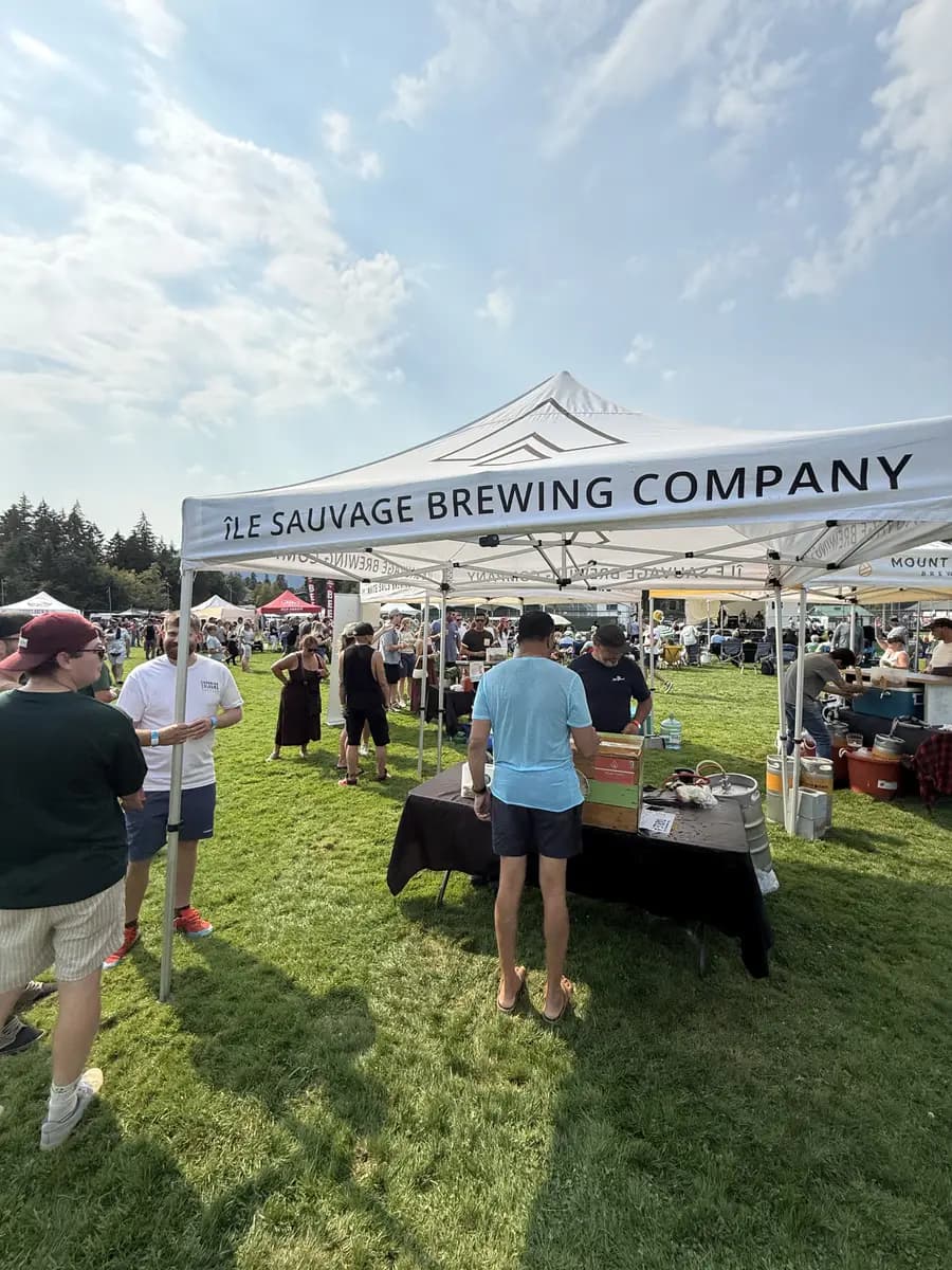 Île Sauvage Brewing at the 2026 Cowichan Craft Beer and Food Festival