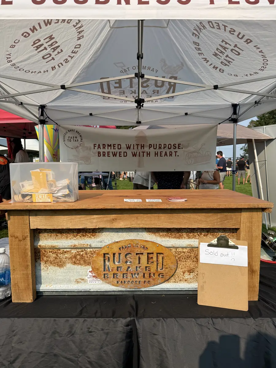 Rusted Rake Brewing at the 2026 Cowichan Craft Beer and Food Festival